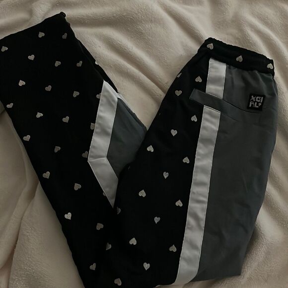 X-Girl Heart Easy Pants - Japanese Track Pull On - 2 NWT - Picture 4 of 10
